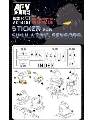 Sticker for Simulating Sensors, 1/144 - AFV-Club AC14401