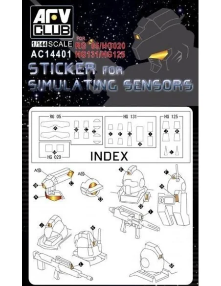 Sticker for Simulating Sensors, 1/144 - AFV-Club AC14401