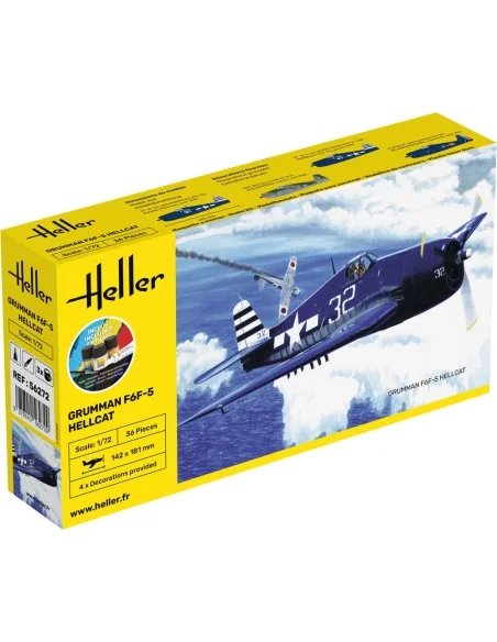 STARTER KIT F6F Hellcat, 1/72 - Heller 56272