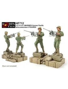 LVT-4 US Marines Gunner Pacif. 2 Figuren, 1/35 - Hobby Fan HF712