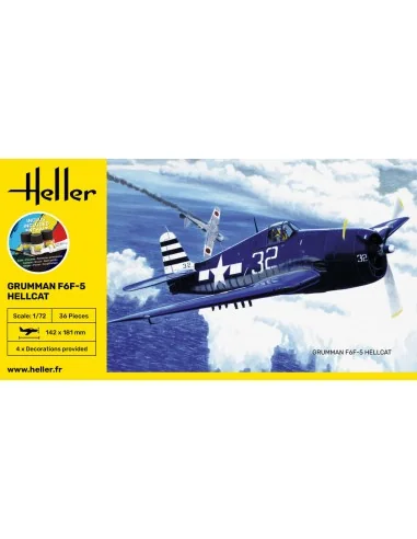 STARTER KIT F6F Hellcat, 1/72 - Heller 56272