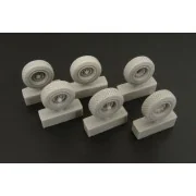 Chevrolet wheels, 1/72 - Hauler HLH72016 Chevrolet wheels, 1/72 - Hauler HLH72016