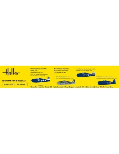 STARTER KIT F6F Hellcat, 1/72 - Heller 56272