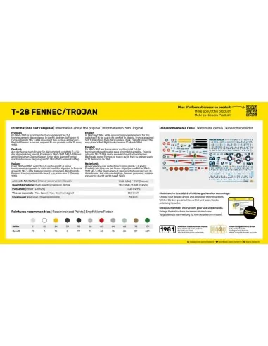 STARTER KIT T-28 Fennec / Trojan, 1/72 - Heller 56279