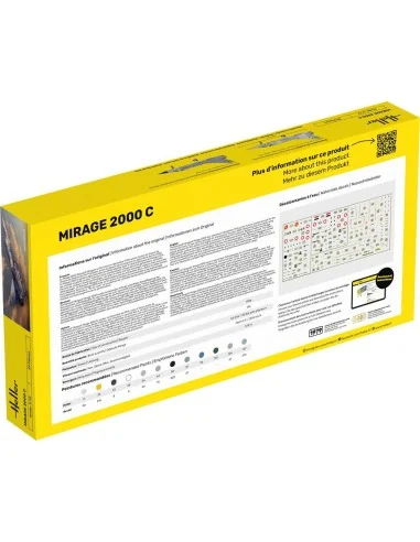 STARTER KIT Mirage 2000 C, 1/72 - Heller 56303