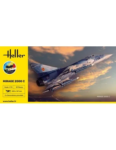 STARTER KIT Mirage 2000 C, 1/72 - Heller 56303