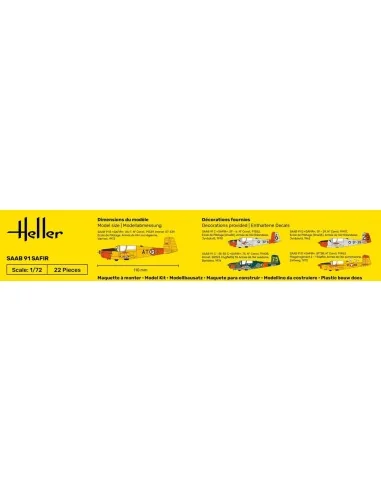 STARTER KIT SAFIR 91, 1/72 - Heller 56287
