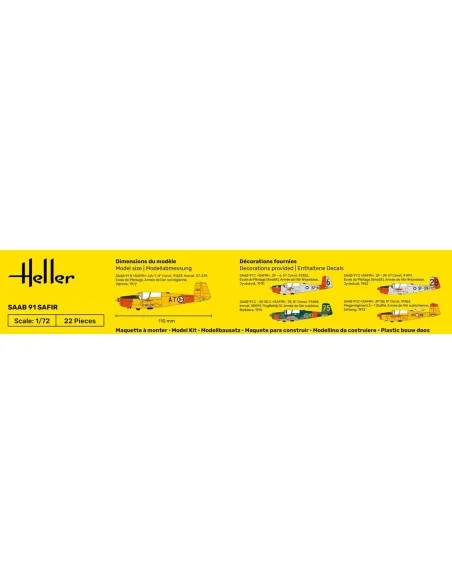 STARTER KIT SAFIR 91, 1/72 - Heller 56287