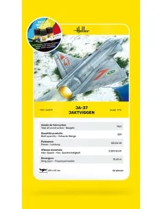 STARTER KIT Ja-37 Jaktviggen, 1/72 - Heller 56309 2