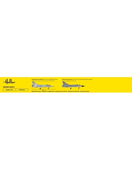 STARTER KIT Mirage 2000 C, 1/72 - Heller 56303