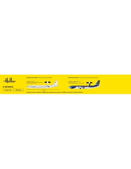 STARTER KIT E-3B Awacs, 1/72 - Heller 56308