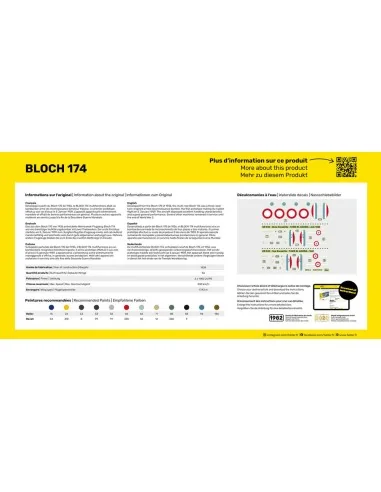 STARTER KIT Bloch 174, 1/72 - Heller 56312