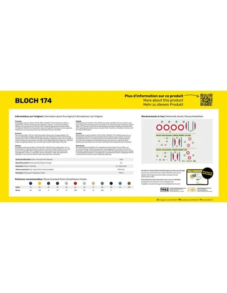 STARTER KIT Bloch 174, 1/72 - Heller 56312