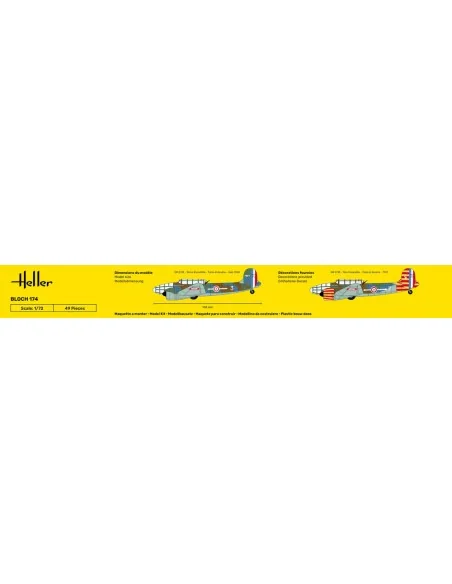 STARTER KIT Bloch 174, 1/72 - Heller 56312