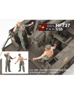U.S.M40 Gun Motor Carriage crew i.Korean war (2 figures), 1/35 - Ho...