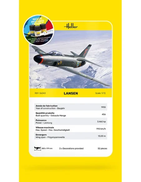 STARTER KIT Lansen, 1/72 - Heller 56343