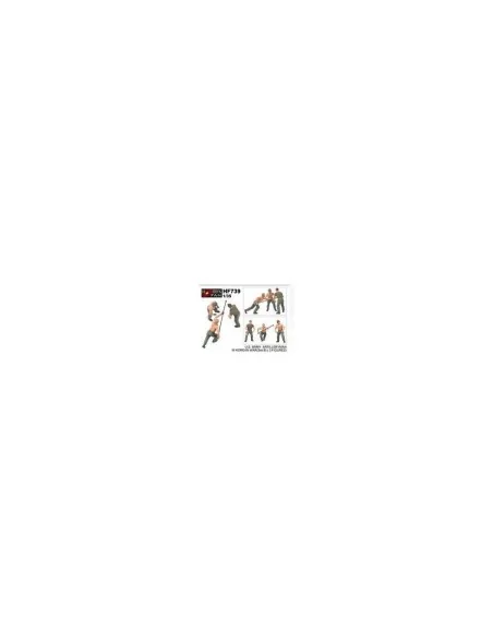 U.S.Army artillery man in Korean war (set B) (3 figures), 1/35 - Ho...