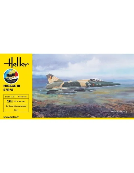 STARTER KIT Mirage III E, 1/72 - Heller 56323
