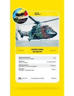 STARTER KIT Super Puma AS 332 M1, 1/72 - Heller 56367 2