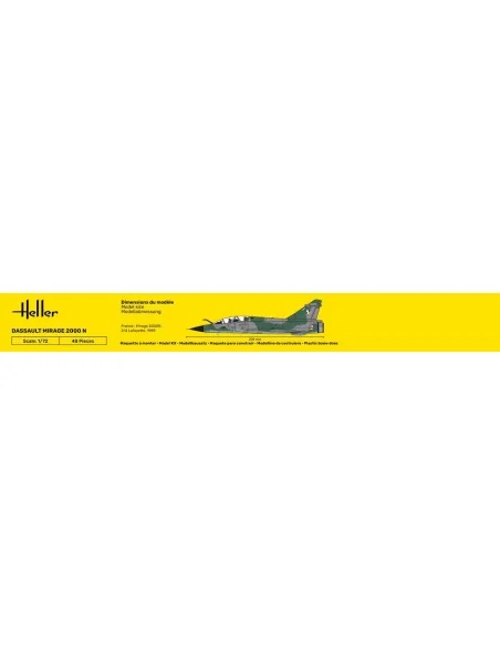 STARTER KIT Mirage 2000 N, 1/72 - Heller 56321