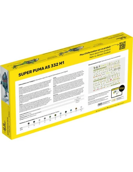 STARTER KIT Super Puma AS 332 M1, 1/72 - Heller 56367