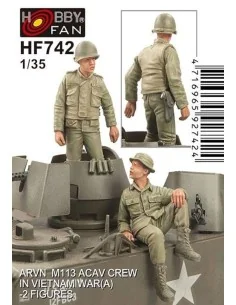 [NO_DESC] ARVN M113 Crew(1)-2 Figures, 1/35 - Hobby Fan HF742