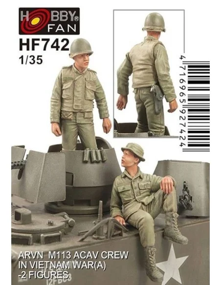 ARVN M113 Crew(1)-2 Figures, 1/35 - Hobby Fan HF742