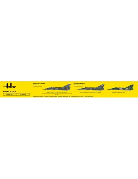 STARTER KIT Mirage III E, 1/72 - Heller 56323