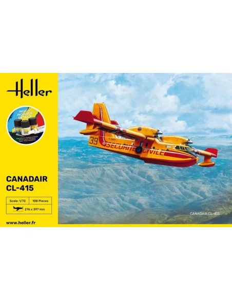STARTER KIT Canadair CL-415, 1/72 - Heller 56370