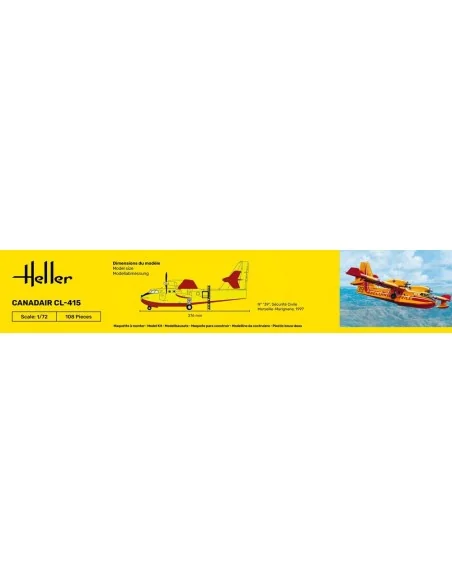 STARTER KIT Canadair CL-415, 1/72 - Heller 56370