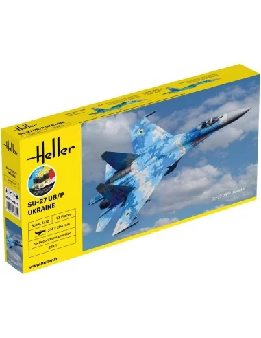 STARTER KIT SU-27 UB/P Ukraine, 1/72 - Heller 56371