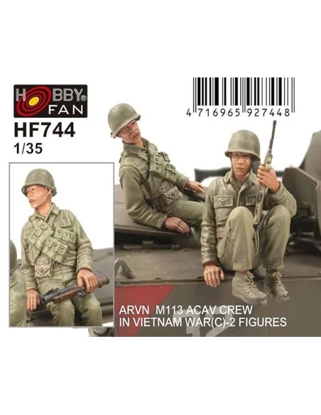 ARVN M113 Crew(3) -2 Figures, 1/35 - Hobby Fan HF744