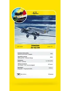 STARTER KIT Ju-52/3m, 1/72 - Heller 56380 2