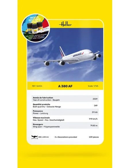 STARTER KIT A 380 AF, 1/125 - Heller 56436