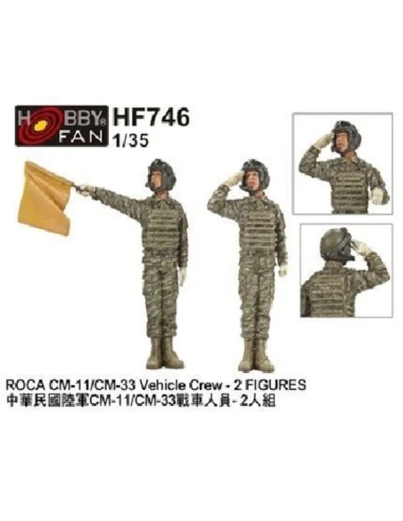 ROCA CM-11/CM-33 Vehicle Crew-2 Figures, 1/35 - Hobby Fan HF746