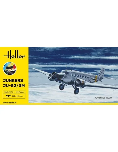 STARTER KIT Ju-52/3m, 1/72 - Heller 56380