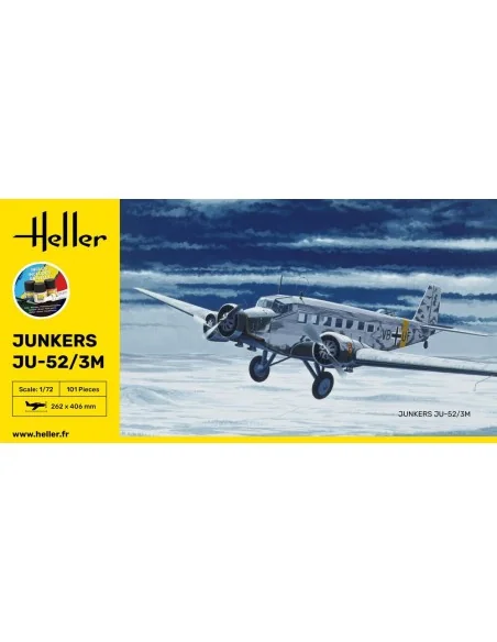 STARTER KIT Ju-52/3m, 1/72 - Heller 56380