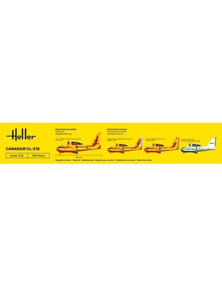 STARTER KIT Canadair CL-215, 1/72 - Heller 56373