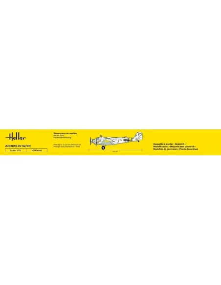 STARTER KIT Ju-52/3m, 1/72 - Heller 56380