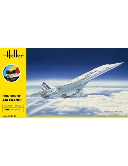 STARTER KIT Concorde AF, 1/125 - Heller 56445