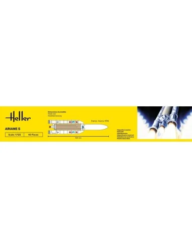 STARTER KIT Ariane 5, 1/125 - Heller 56441