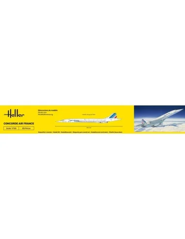 STARTER KIT Concorde AF, 1/125 - Heller 56445