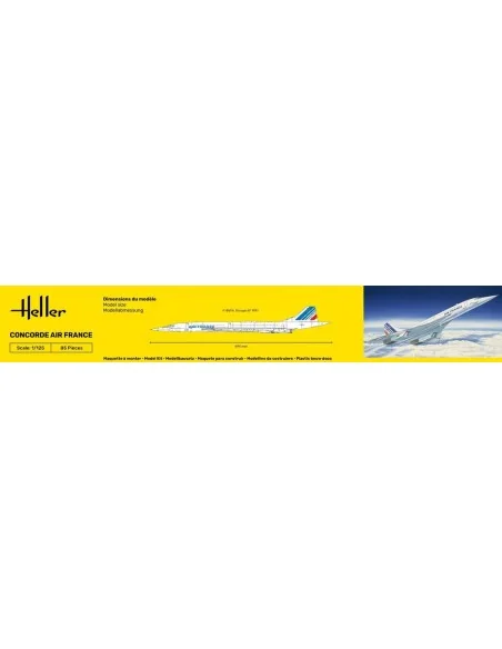 STARTER KIT Concorde AF, 1/125 - Heller 56445