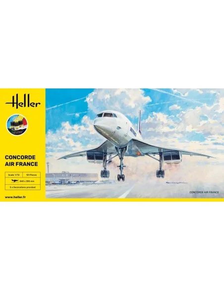 STARTER KIT Concorde AF, 1/72 - Heller 56469