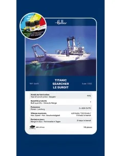 STARTER KIT Titanic Searcher "Le Suroit", 1/200 - Heller 56615