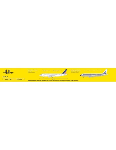 STARTER KIT A320 AF, 1/125 - Heller 56448