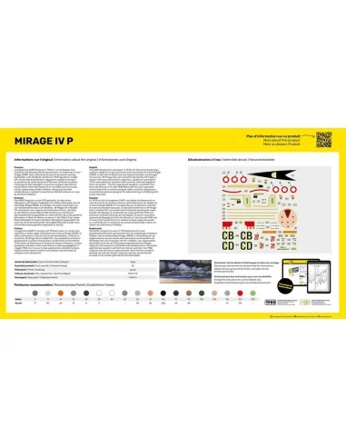 STARTER KIT Mirage IV P, 1/48 - Heller 56493