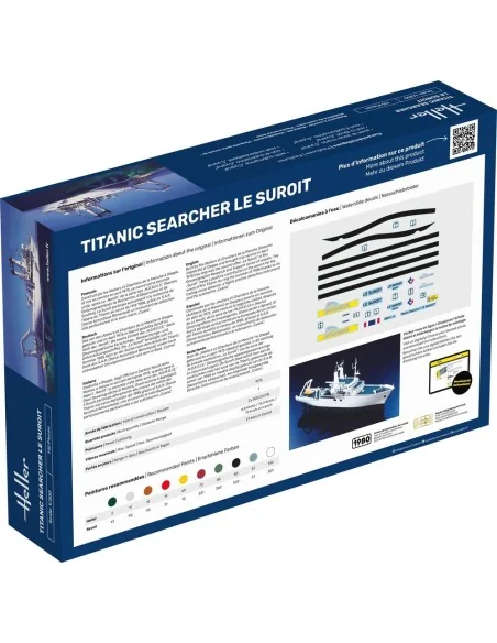 STARTER KIT Titanic Searcher "Le Suroit", 1/200 - Heller 56615