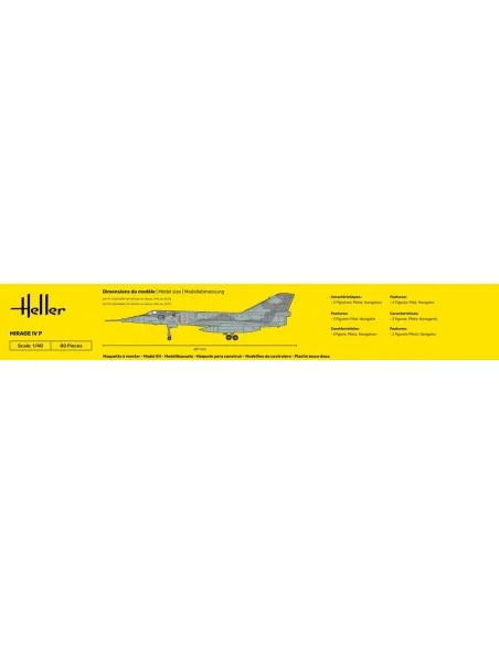 STARTER KIT Mirage IV P, 1/48 - Heller 56493