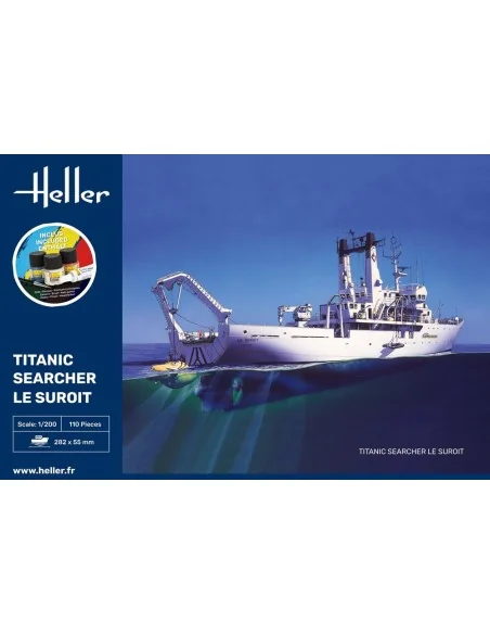 STARTER KIT Titanic Searcher "Le Suroit", 1/200 - Heller 56615